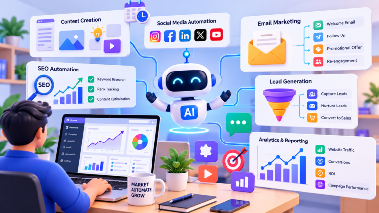 Best AI tools for digital marketing automation